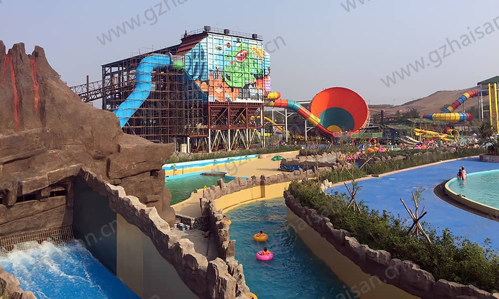 辽宁阜新黄家沟水上乐园漂流河 辽宁阜新黄家沟水上乐园漂流河