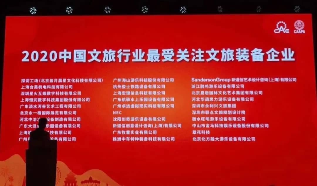 2020中国文旅行业最受关注文旅装备企业奖 2020中国文旅行业最受关注文旅装备企业奖